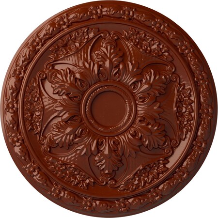 Baile Ceiling Medallion (Fits Canopies Up To 3 1/4), Hand-Painted Firebrick, 20OD X 1 5/8P